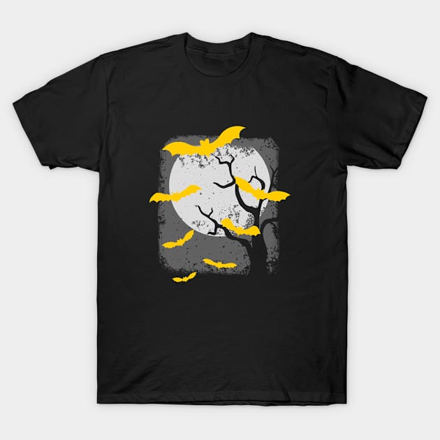 Cool Halloween Night Art - Awesome Halloween Gift Merch T-Shirt by Sonyi